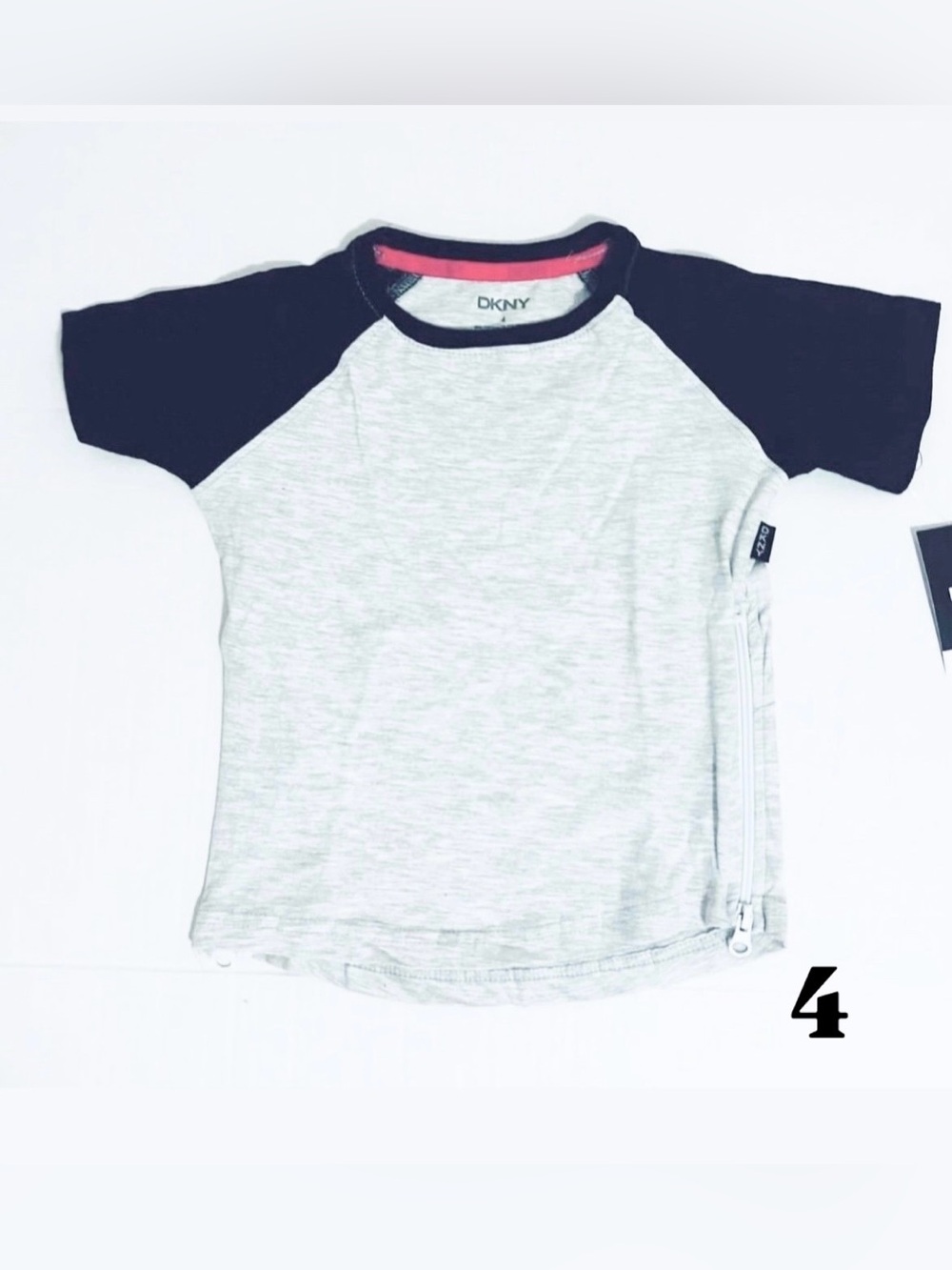 DKNY Heather Light T-Shirt Boys Size 4